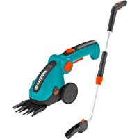 GARDENA ComfortCut Li 9858 Set de tijeras cortacésped con batería set con mango telescópico- para cortar cómodamente los…